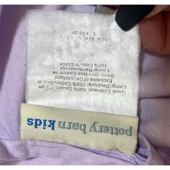 Pottery Barn Kids Lavender Embroidered Standard Pillow Sham - Picture 4 of 4